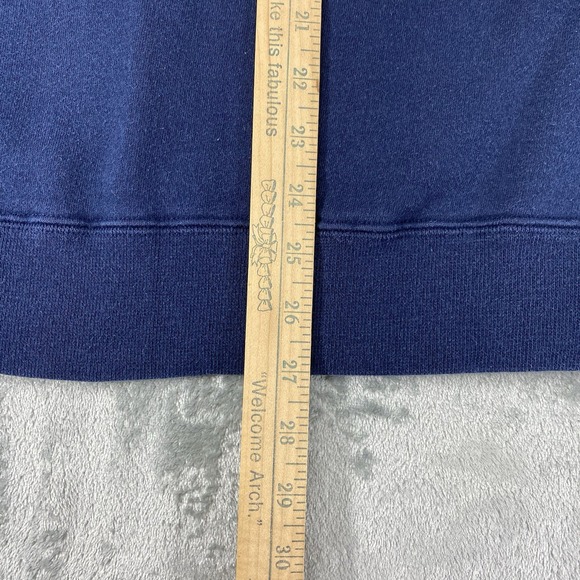 Vintage Michigan Wolverines‎ Sweatshirt Mens Size XXL Blue Embroidered 1/4 Zip - Picture 13 of 13